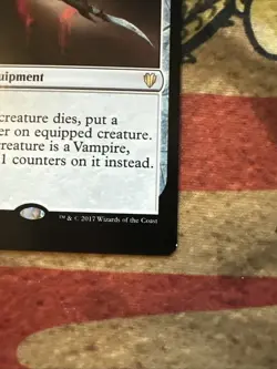 Mtg Magic Commander 2017 Blade Of The Bloodchief Misprint Miscut Error Card - Image 4