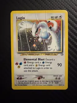 Pokemon Lugia Holo Rare Card 9/111 Neo Genesis - Image 2