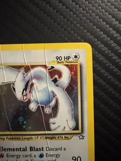 Pokemon Lugia Holo Rare Card 9/111 Neo Genesis - Image 4