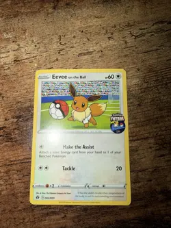 Eevee On the Ball Promo Card Futsal, Mint Condition, 002/005 - Image 1