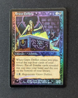 Magic Mtg FOIL Apocalypse Grave Defiler near mint - Image 1