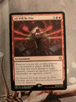 All Will Be One 118/271 Red Enchantment Magic: The Gathering Card - Image 1