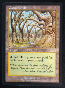 Gaea's Cradle Magic Card Urza's Saga Reserved List MTG - Image 1