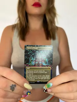 MTG Cavern of Souls (0345) (Borderless) - The Lost Caverns of Ixalan - Image 1