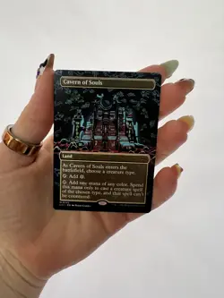 MTG Cavern of Souls (0345) (Borderless) - The Lost Caverns of Ixalan - Image 2