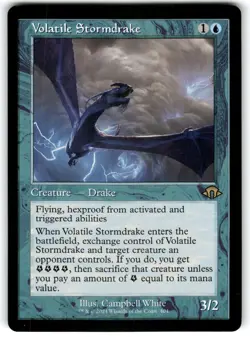 Volatile Stormdrake (Retro Frame) #404 Modern Horizons 3 - Image 1