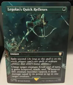 Legolas's Quick Reflexes (Borderless) MTG: Lord of the Rings #493 - Regular - Image 1