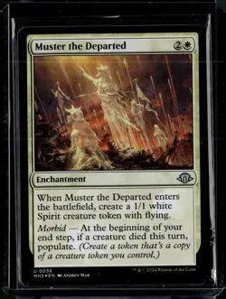 Muster the Departed - 36 - Foil - MH3 - NM - MTG Magic the Gathering - Image 1