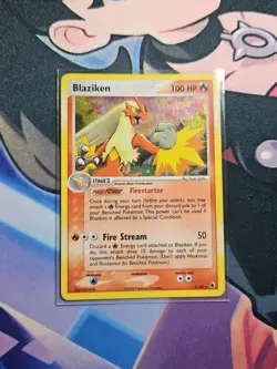 Pokemon TCG Blaziken Holo Card 3/109 Ruby and Sapphire Edition - Image 1