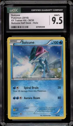 Pokemon Suicune XY Trainer Kit Half Deck Holo #30 CGC 9.5 - Image 1