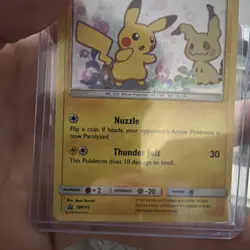 Pokemon TCG Pikachu SM162 SM-P: Sun & Moon Promos Promo Holo 2019 Saya Tsuruta - Image 5
