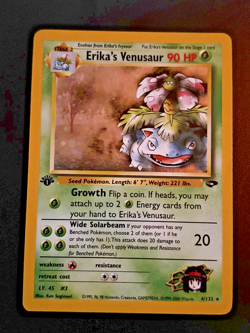 Erika's Venusaur (4/132) 1st Edition Rare Holo Gym Challenge WOTC Pokemon TCG - Image 4
