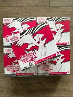 ✅Pokemon TCG Elite Trainer Box ETB | White Flare | Sealed | In Hand ✅ x5 BULK 🚚 - Image 1