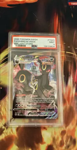PSA 9 Pokemon TCG Umbreon VMAX TG23/TG30-BRILLIANT - Image 1