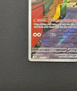 Pokemon TCG Gumshoos 153/132 ME01: Mega Evolution Illustration Rare Near Mint - Image 5
