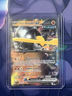2024 Pokemon Temporal Forces Holo Double Rare 099/162 Iron Builder Ex - Image 1