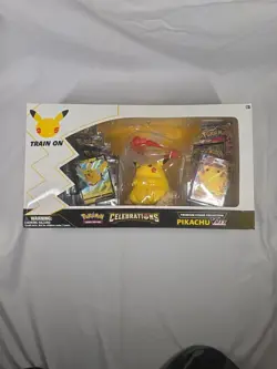 Pokemon TCG Celebrations Premium Figure Collection Pikachu VMAX Box 820650809408 - Image 1