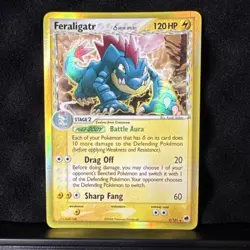 Pokemon Feraligatr EX Dragon Frontiers Holo Rare Delta Species 2/101 2006 - Image 1