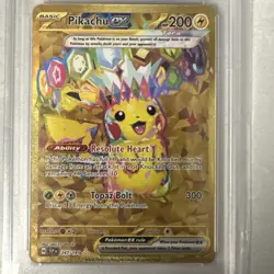 2024 POKEMON SSP EN-SURGING SPARKS HYPER RARE #247 PIKACHU EX PSA 10 - Image 1