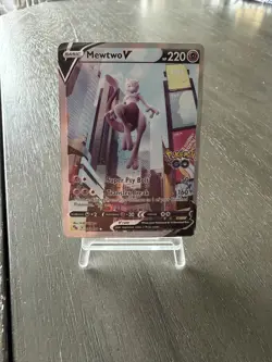 Mewtwo V (Alternate Full Art) 072/078 Pokemon GO Holo MINT - Image 1