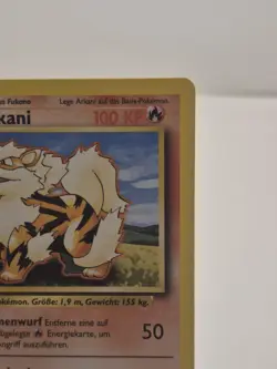 Pokemon TCG Arcanine (Arkani) Base Set 23/102 Regular 1st Edition GERMAN - Image 2