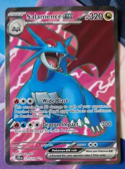 Pokemon TCG S&V Journey Together Salamence EX 177/159 Ultra Rare NM-Mint - Image 1