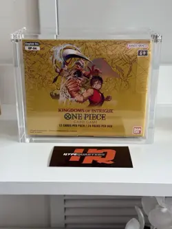 ONE PIECE TCG ENGLISH OP-04 KINGDOMS OF INTRIGUE SEALED BOOSTER BOX - Image 1