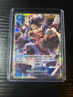 Monkey D. Luffy OP11-118 Alternate Art - One Piece TCG - Fist of Divine Speed - Image 1