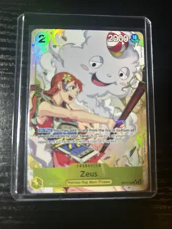 Zeus OP11-106 Nami Alternate Art One Piece Card English A Fist of Divine Speed - Image 1