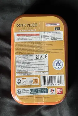 One Piece TCG Card Game - Mini Tin Vol.2 English 2 Packs Of OP 13 + Promo Pack - Image 2