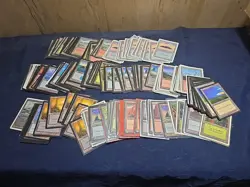 Lot of 290+ Vintage Magic the Gathering Lands Cards Retro MTG READ - Image 1