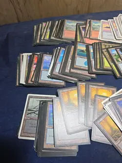 Lot of 290+ Vintage Magic the Gathering Lands Cards Retro MTG READ - Image 3
