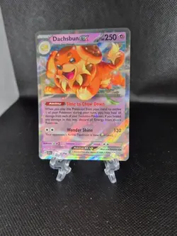 Dachsbun EX 067/142 S&V Stellar Crown Holo Double Rare Pokemon Card - Image 1