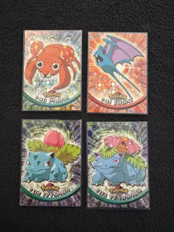 Pokemon TCG 4 Pokemon Card Lot - Topps Chrome Pokemon (4 Cards) - Image 1