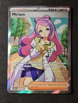 Miriam Pokemon Card Scarlet & Violet Base Set 238/198 Holo Ultra Rare (1A) - Image 1