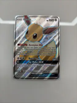 Pokemon Eevee GX TCG Sun & Moon SM242 Full Art Promo Card Mint - Image 1