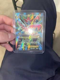 Pokemon M Scizor EX Full Art Ultra Rare Breakpoint Holo Card 120/122 - Image 1