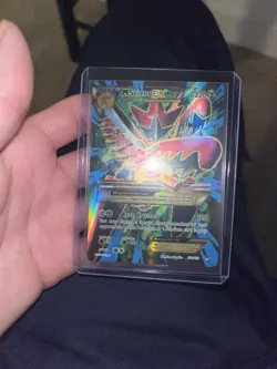 Pokemon M Scizor EX Full Art Ultra Rare Breakpoint Holo Card 120/122 - Image 3