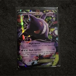 Pokemon Gengar EX Ultra Rare Holo 34/119 XY Phantom Forces TCG Card - Image 1