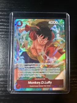 Monkey D Luffy OP12-015 SR Alternate Art English One Piece Card Game - Image 1