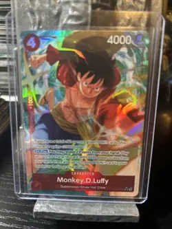 Monkey D Luffy OP12-015 SR Alternate Art English One Piece Card Game - Image 3
