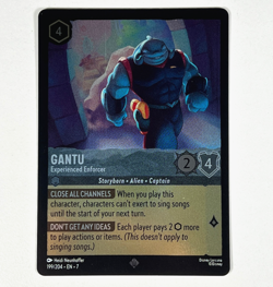 Disney Lorcana Foil Card Gantu Experienced Enforcer 199/204 Archazia’s Island - Image 1