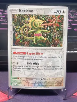 Kecleon 150/191 ⚫Surging Sparks NM 🔄Reverse🔄 Holo Pokemon card *Shinji Kanda - Image 1