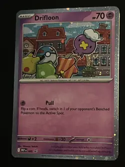 Drifloon 005 and Drifblim 006 - 2 Card Set - Mega Evolution Promo Holo - Image 2