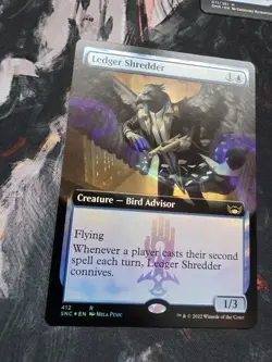 MTG 1X Ledger Shredder (Extended Art) NM Foil Streets of New Capenna - Image 2