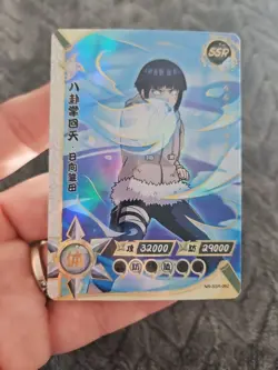 Hinata NR-SSR-062 Naruto Kayou Card Rainbow HOLO Trading Card - Image 2