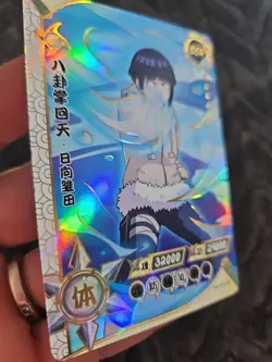 Hinata NR-SSR-062 Naruto Kayou Card Rainbow HOLO Trading Card - Image 3