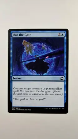 MTG Adventures in the Forgotten Realms Bar the Gate 047/281 - Image 1