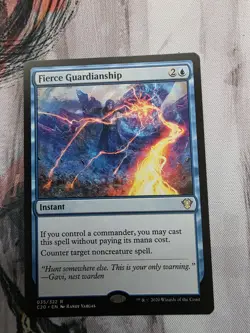 MTG Fierce Guardianship Commander 2020 C20 #35 Non-Foil LP Magic Card - Image 1