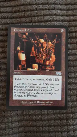 Magic: the Gathering / MtG Claws of Gix x1 Urza's Saga - Image 1